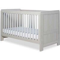 Ickle Bubba Pembrey Cot Bed And Fibre Mattress - Ash Grey, Grey