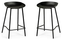 Julian Bowen Bar Stools, Black, One Size