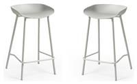 Julian Bowen Bar Stools, Grey, One Size