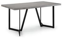 Julian Bowen Dining Table, Concrete Effect, One Size