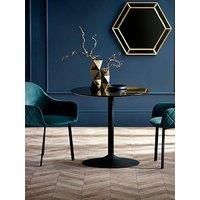 Julian Bowen Nero Round Table 80Cm - Black