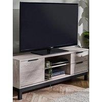 Julian Bowen Bali Tv Unit-Grey Oak, Engineered Wood, 50 x 135 x 40