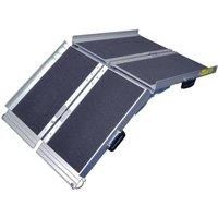 6ft Folding Suitcase Ramp - Robust Non Slip Surface - 272kg Weight Limit