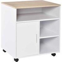 Freestanding Storage Cabinet Home Office Organisation 5 Compartments