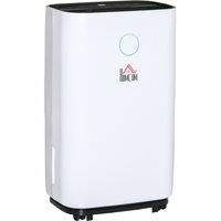 HOMCOM 16L/Day 4000ML Portable Quiet Dehumidifier for Home Laundry Room Bedroom Basement, Electric Moisture Air DeHumidifier with 3 Modes