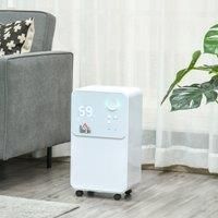 12L/Day 2L Portable Quiet Dehumidifier for Home, Electric Air De-Humidifier