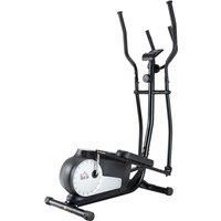 Elliptical Cross Trainer w/ Adjustable Resistance, LCD Monitor, Two Wheels