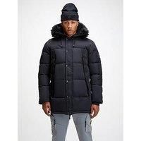 Zavetti Canada Alymer Long Parka - Black