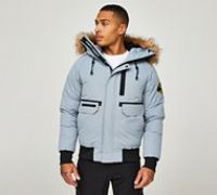 Zavetti Canada Abelli 2.0 Bomber Parka Jacket - Grey - Size XS