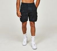 Mercier Daulton Camo Cargo Short - Black - Size S