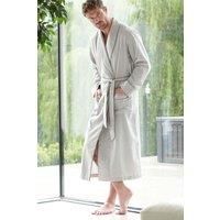 'Armoury' Herringbone Cotton Twill Dressing Gown