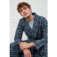 'Jura' Tartan Brushed Cotton Dressing Gown