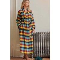 'Edinburgh' Check Brushed Cotton Dressing Gown