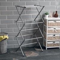 Home Vida 3 Tier Metal Clothes Airer Indoor Outdoor Dryer Rack Laundry