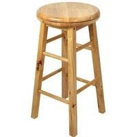 Chef Vida Wooden Revolving Bar Stool Kitchen Bar Dining Furniture