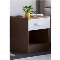 Vida Designs Hulio 1 Drawer Bedside Cabinet Storage Furniture