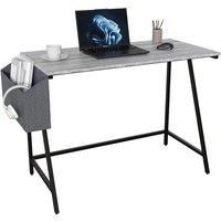 Vida Designs Brooklyn Small Computer Desk Grey, Grey