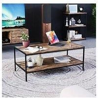 Vida Designs Brooklyn Coffee Table - Dark Oak