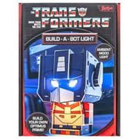 Blue Sky Studios Transformers Build-A-Bot Kit, Optimus Prime Figure Building Set, Light Up Eyes, Licensed Merchandise Collectible Gift, 19 x 15 cm