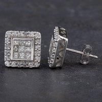 Preloved 9ct White Gold 1.00ct Diamond Stud Earrings 4317362