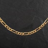 Pre-Owned 9ct Yellow Gold 18 Inch Figaro Necklace 4116105