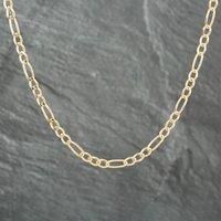 Pre-Owned 9ct Yellow Gold 24 Inch Figaro Chain 41161056