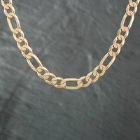 Pre-Owned 9ct Yellow Gold 18 Inch Figaro Chain 41041071