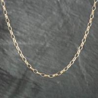 Pre-Owned 9ct Yellow Gold Oval 18 Inch Belcher Chain 41161128