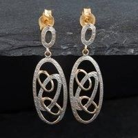 Pre-Owned Yellow Gold Dropper Earrings 41171355