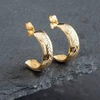 Pre-Owned Yellow Gold Hoop Earrings 41171362