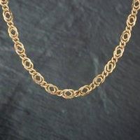 Pre-Owned 9ct Yellow Gold Double 18 Inch Curb Chain 41041109