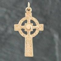 Pre-Owned 9ct Yellow Gold Celtic Cross Loose Pendant 41141062