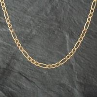 Pre-Owned 9ct Yellow Gold 18 Inch Figaro Chain 41161228