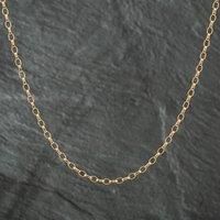 Pre-Owned 9ct Yellow Gold Oval 18 Inch Belcher Chain 41161267