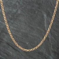 Pre-Owned 9ct Yellow Gold 19 Inch Rope Chain 41161161