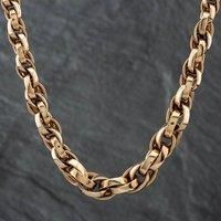 Pre-Owned 9ct Yellow Gold Graduating 16 Inch Prince Of Wales Chain 41041084