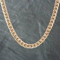 Pre-Owned 9ct Yellow Gold Patterned 16 Inch Curb Chain 41041158