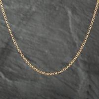 Pre-Owned 9ct Yellow Gold 18 Inch Belcher Chain 41161334