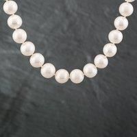 Pre-Owned 9ct White Gold Cultured Pearl 17 Inch Necklace 41271008