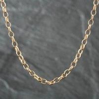 Pre-Owned 9ct Yellow Gold Round 18 Inch Belcher Chain 41041187