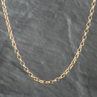 Pre-Owned 9ct Yellow Gold Oval 18 Inch Belcher Chain 41161367