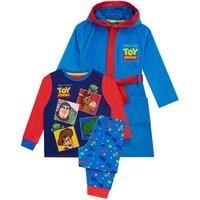 Disney Boys Dressing Gown and Pyjama Set Toy Story Multicolour 5-6 Years