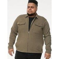 D555 Lodi Stretch Zip Through Jacket - Stone