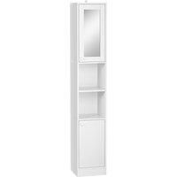 Tall Bathroom Storage Cabinet Narrow Freestanding Cabinet