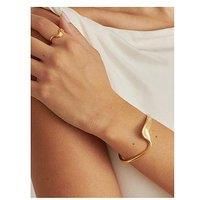 Katie Loxton Marina Wave Waterproof Gold Bangle