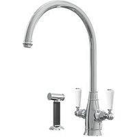 ETAL Oswald Dual Lever Kitchen Mixer with Rinse Chrome (272JL)