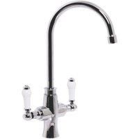 ETAL Cora Dual Lever Mono Mixer Kitchen Tap Chrome (397VN)