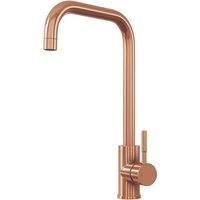 ETAL Vito Square Neck Single Lever Mono Mixer KitchenTap Rose Copper (255VN)