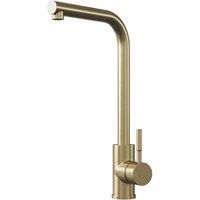 ETAL Vito Single Lever Mono Mixer Kitchen Tap Brushed Brass (442VN)