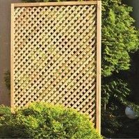 Primrose Wall Diamond Trellis Privacy Garden Softwood Screening 1.83m x 0.6m